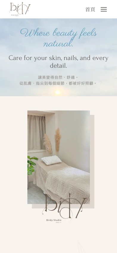 Birdy Studio 首頁手機代表畫面