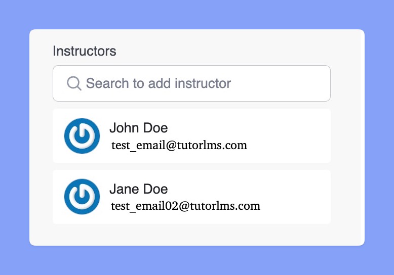 Adding Multiple Instructors Tutor LMS