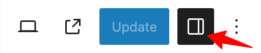 How to open Page/Post settings
