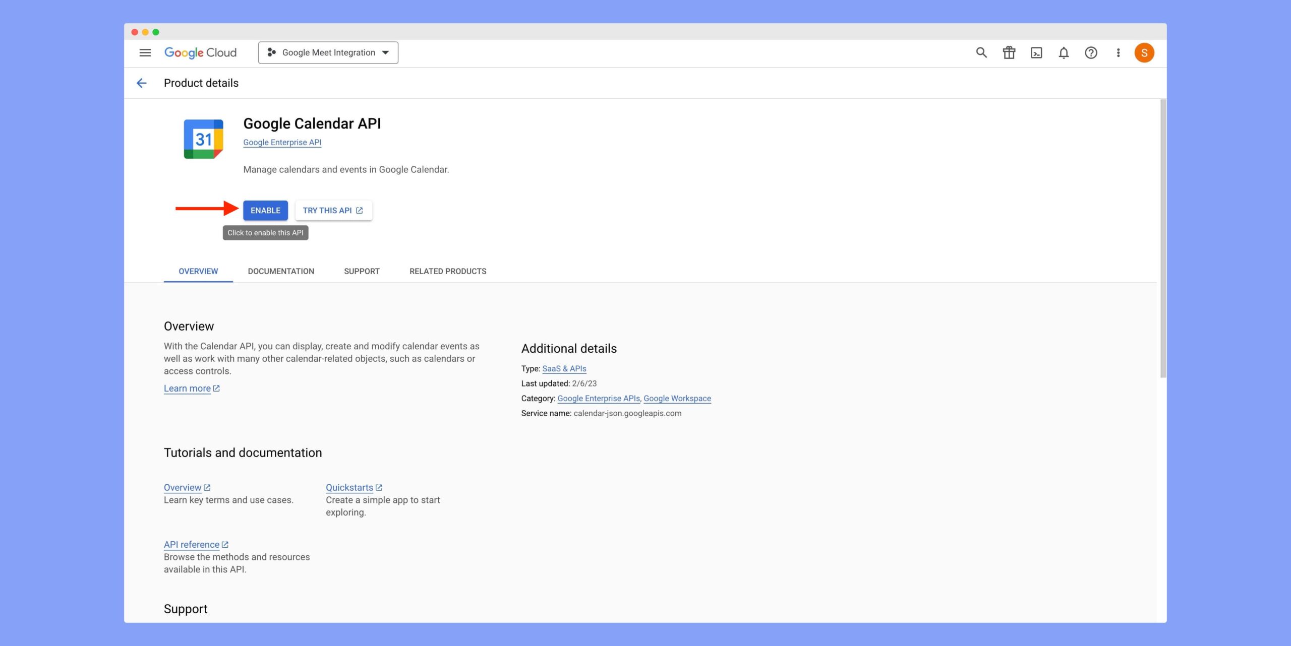 Configuring App Credentials  官方介面截圖