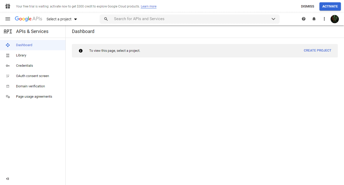 Configuring App Credentials  官方介面截圖