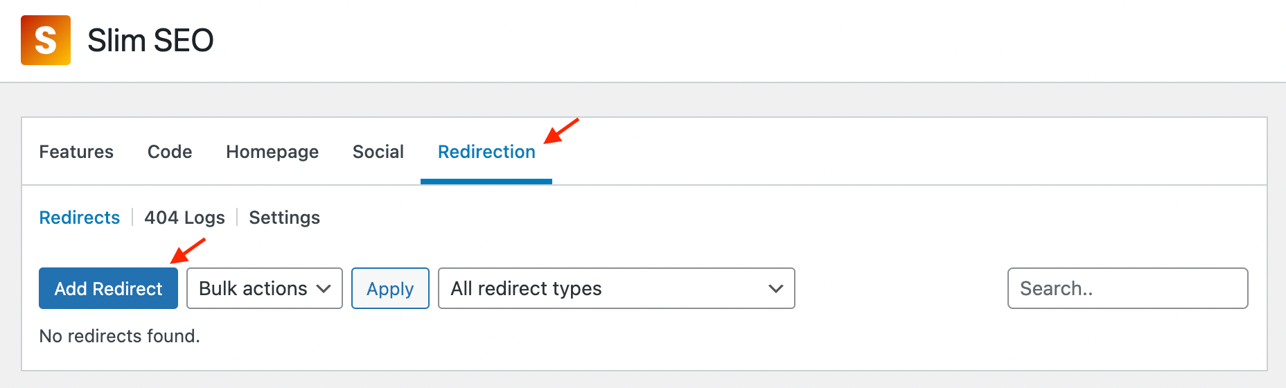 add a new redirect