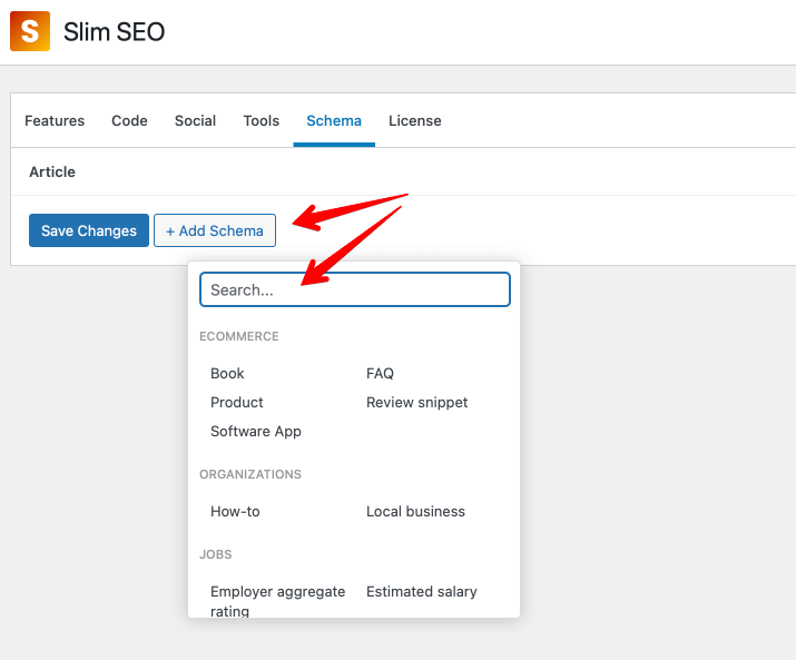 Add a new schema